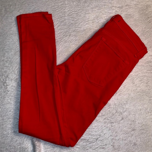 J Brand Denim - J Brand Red Skinny Jeans